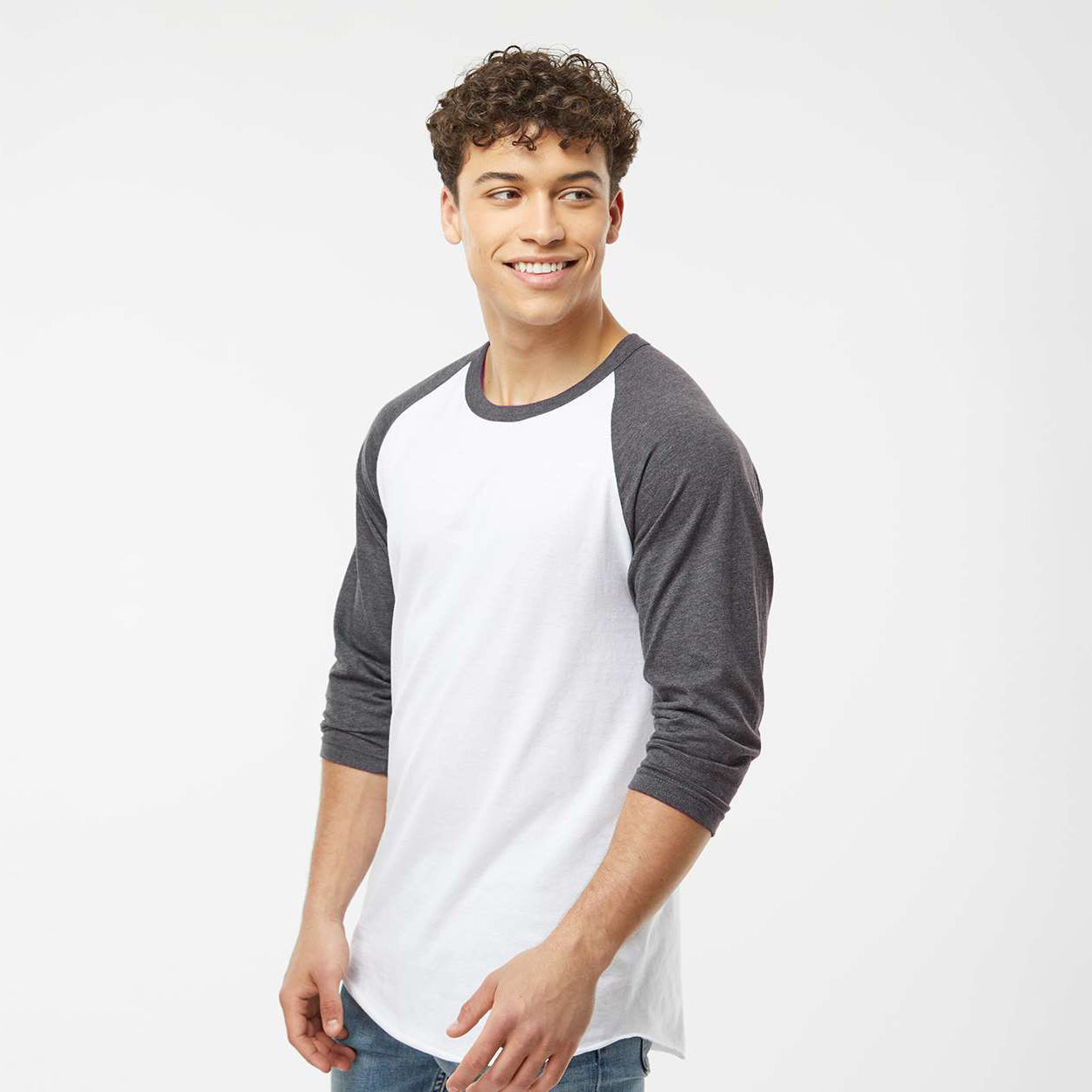 White/Heather Charcoal