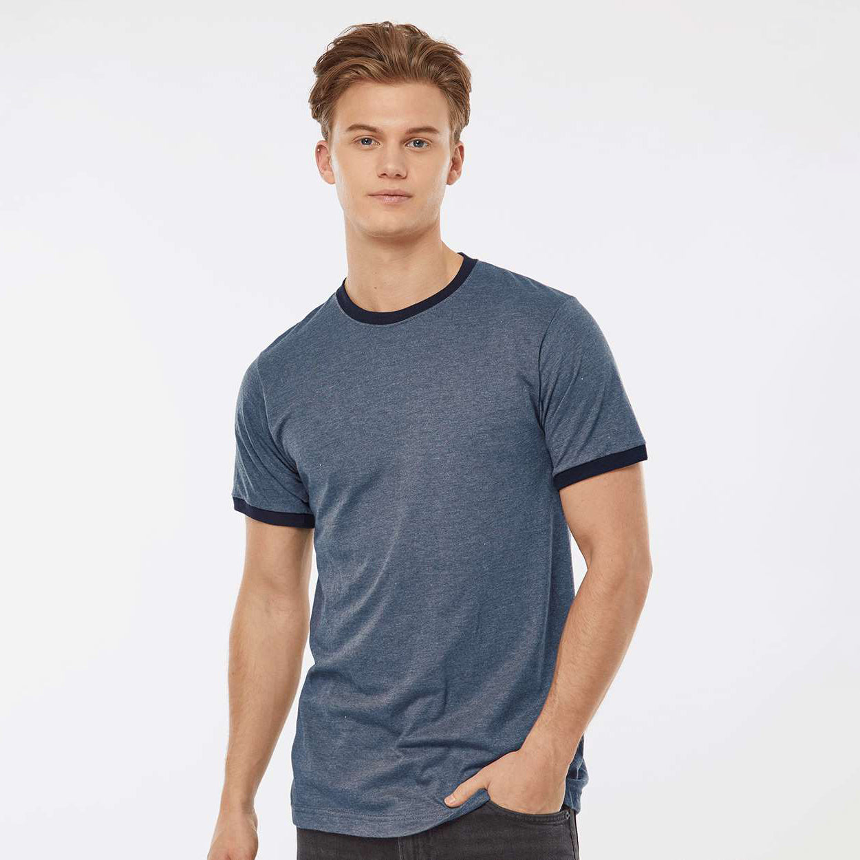 Heather Denim/Navy