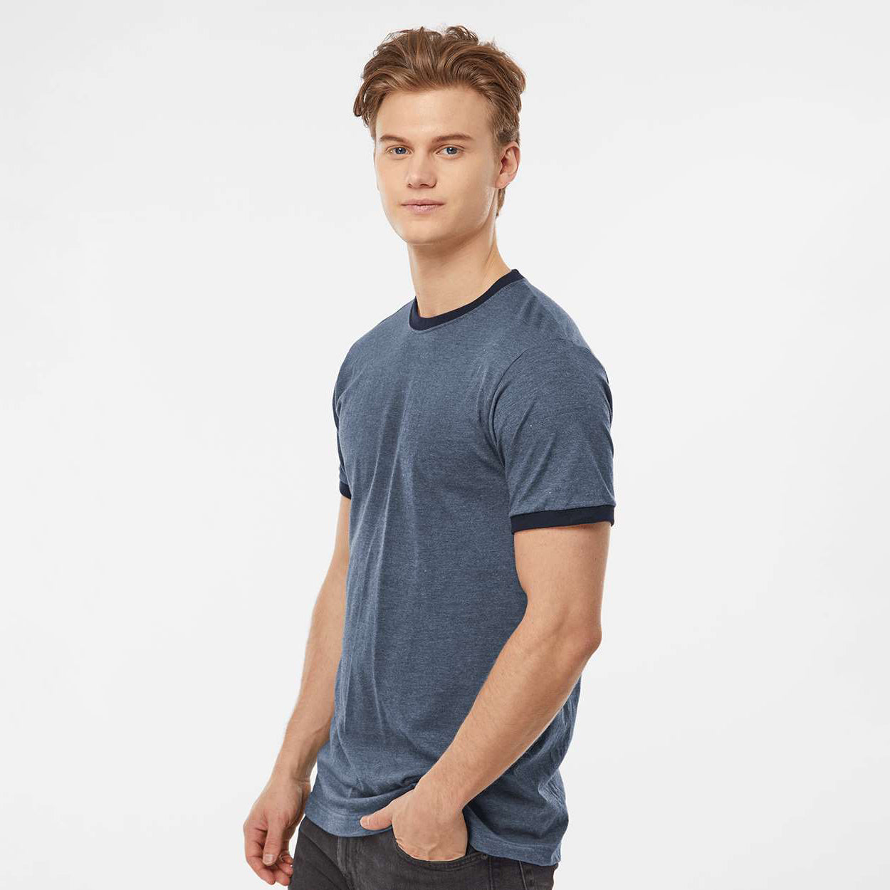 Heather Denim/Navy