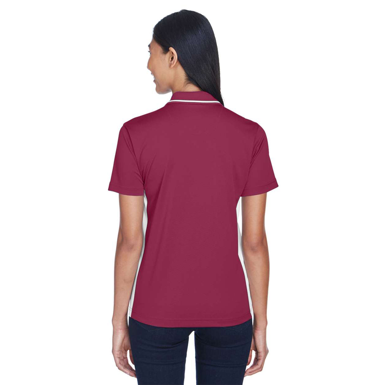 Maroon/White