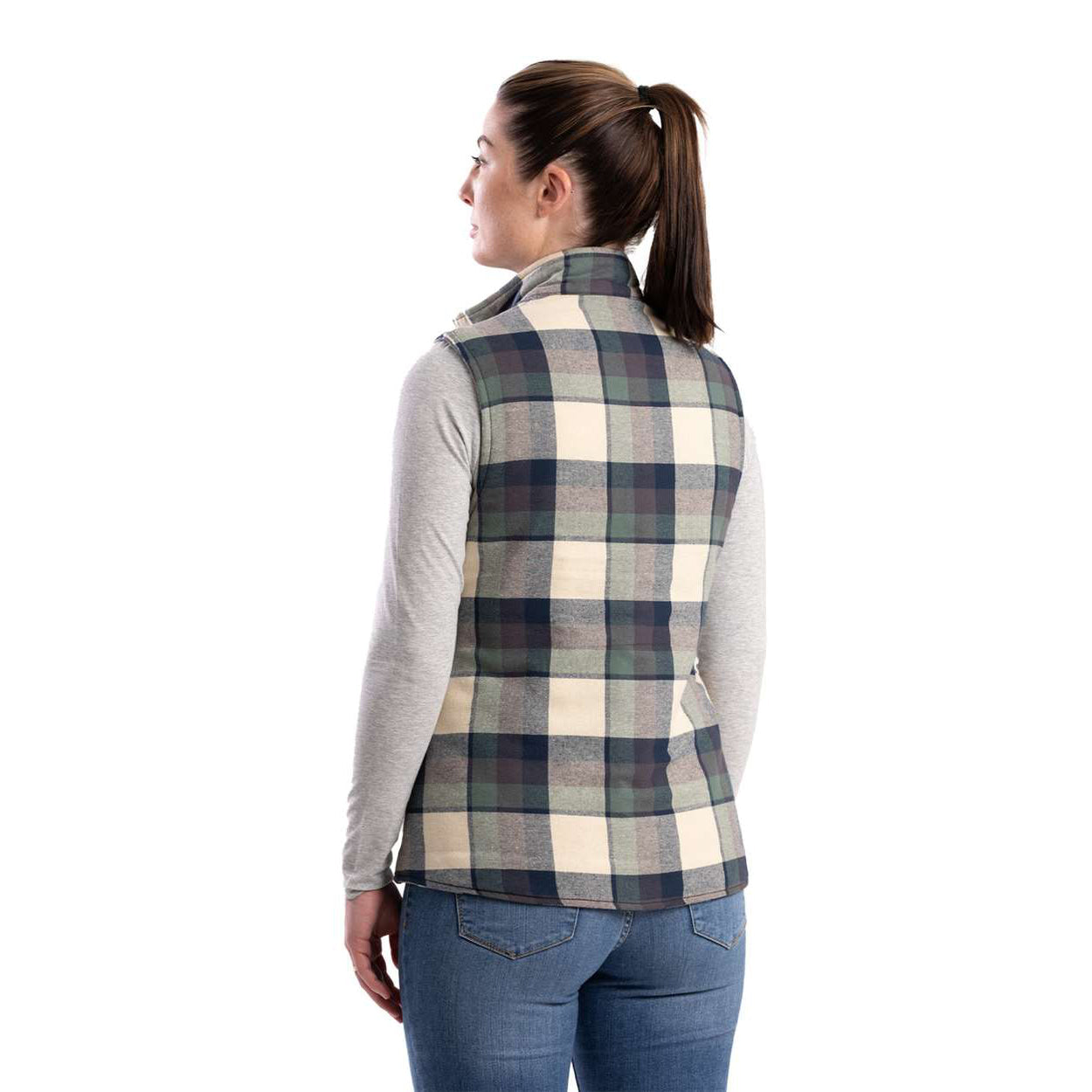 Plaid Cream Jade