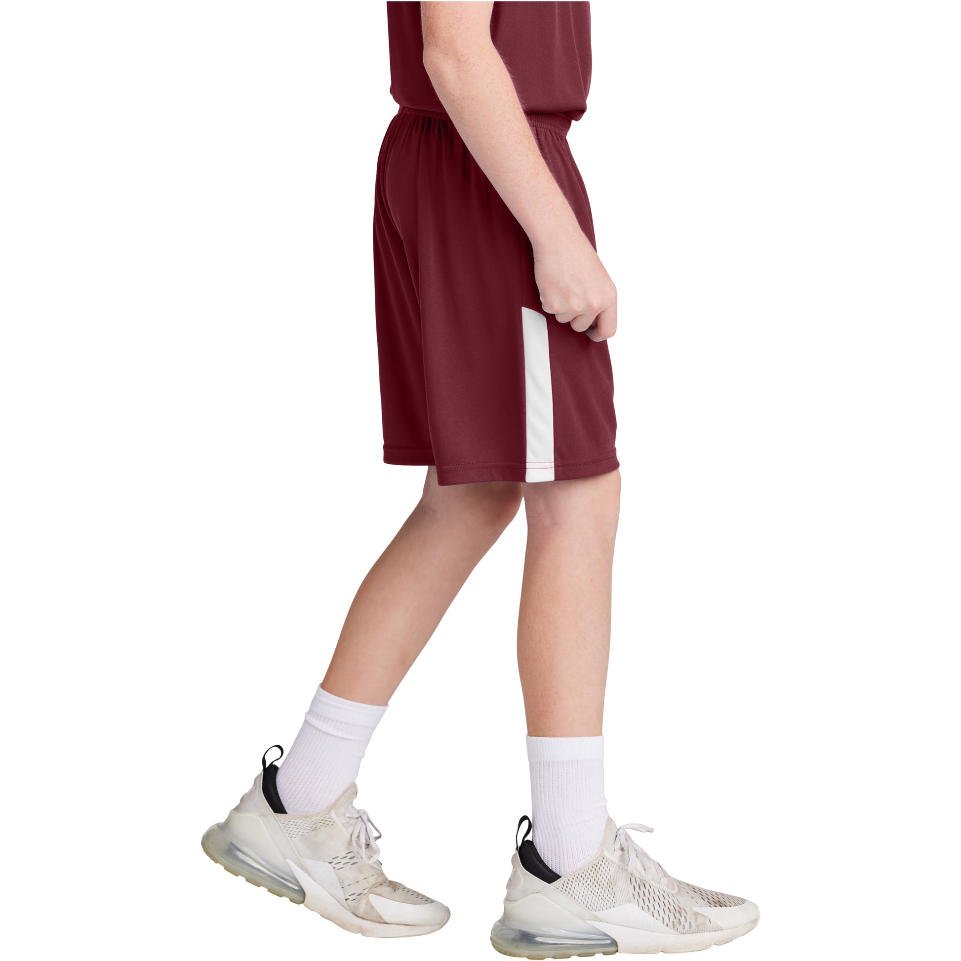 Maroon/White