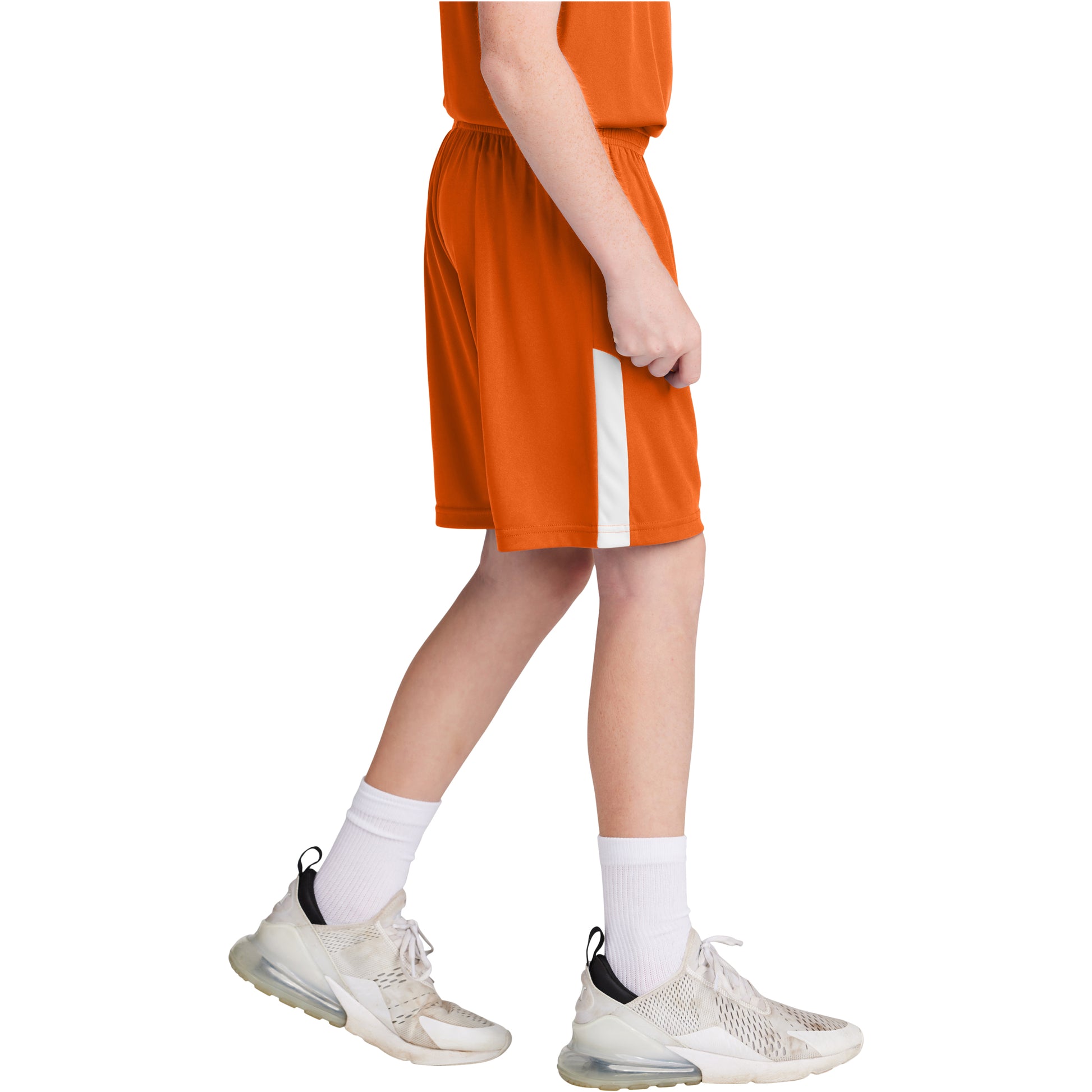 Deep Orange/White