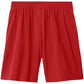 Deep Red/White