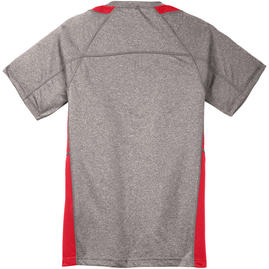 Vintage Heather/ True Red