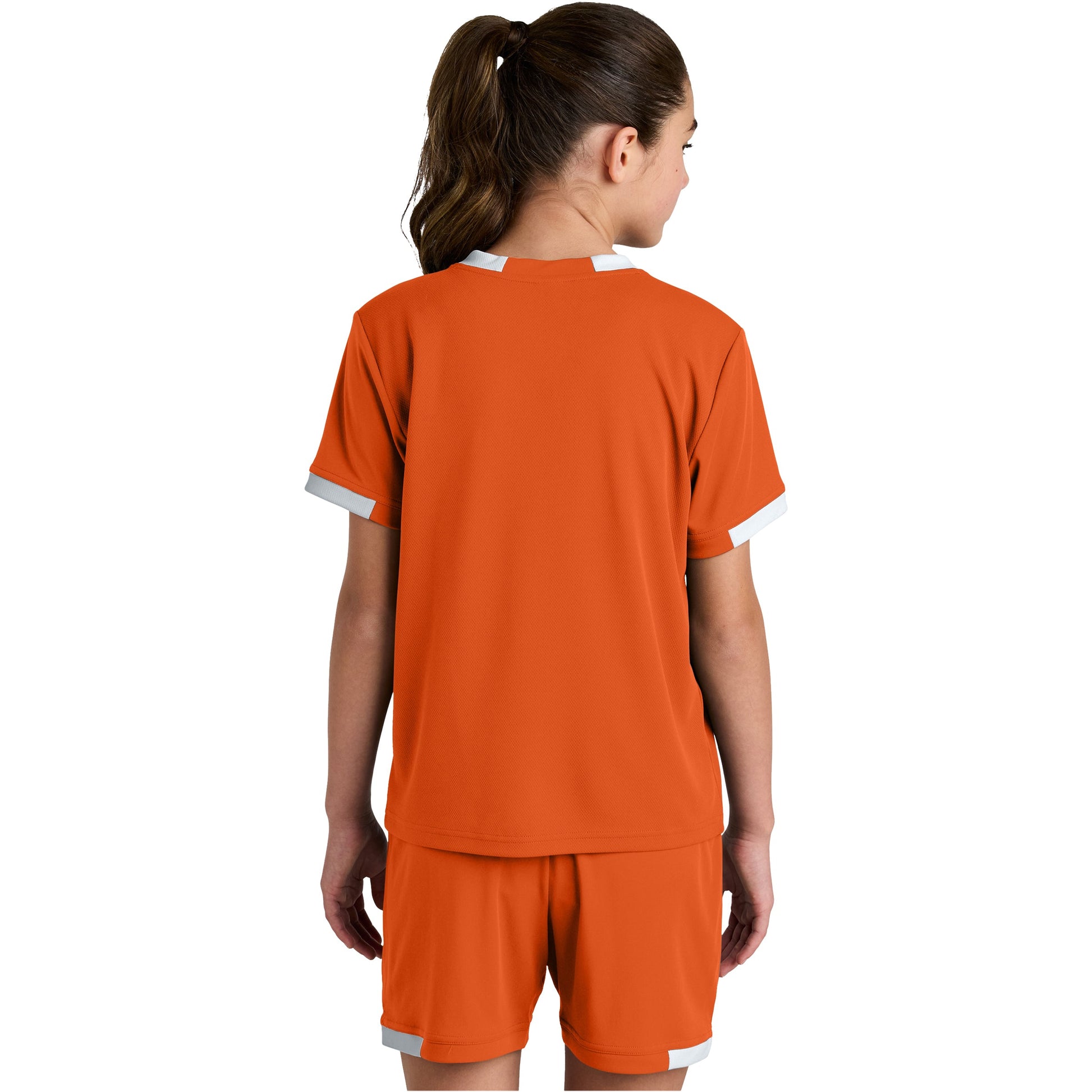 Deep Orange/White