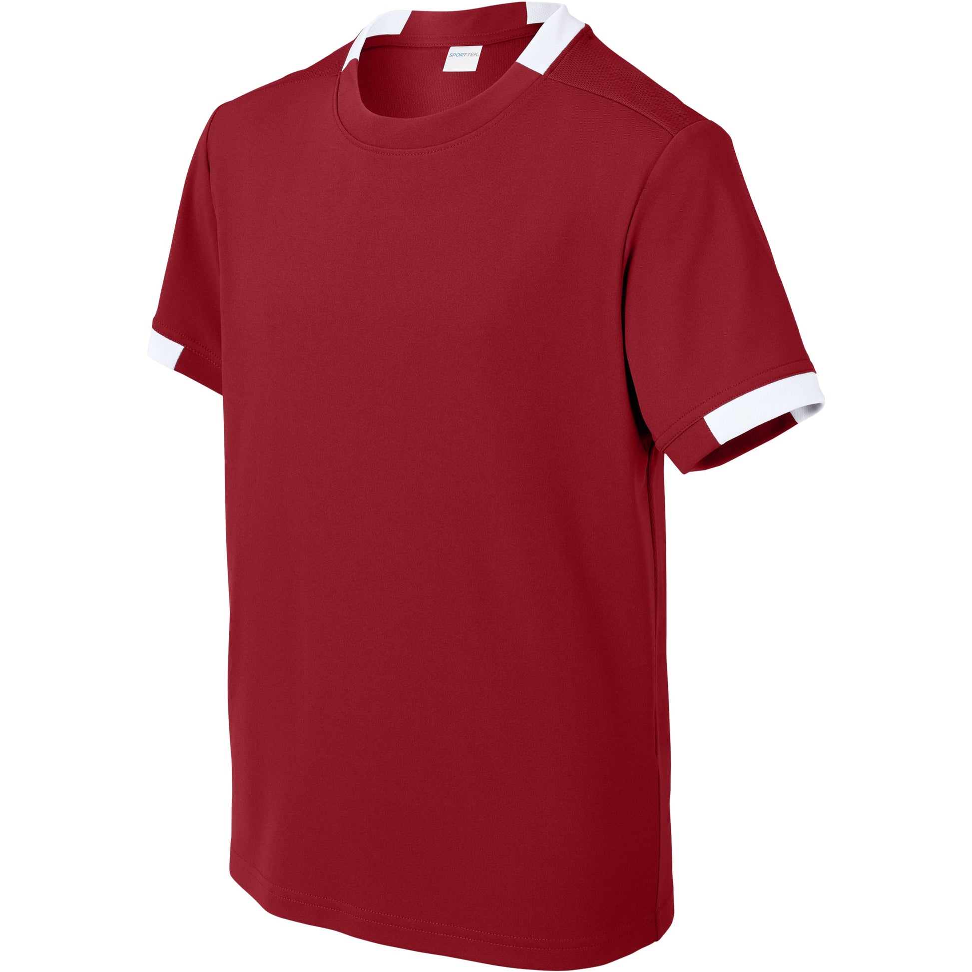 Deep Red/White