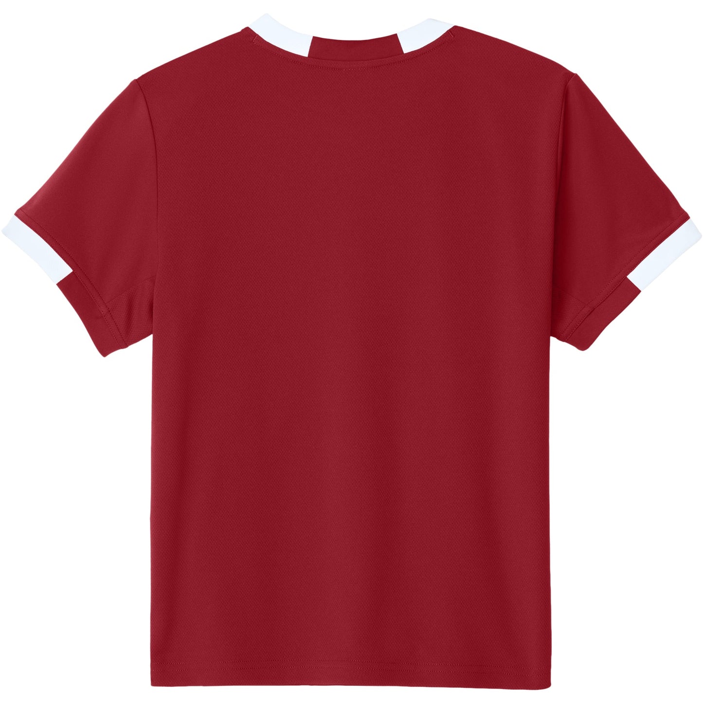 Deep Red/White