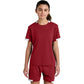 Deep Red/White