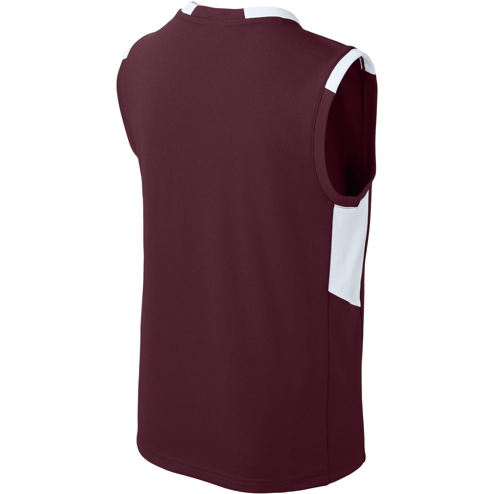 Maroon/White