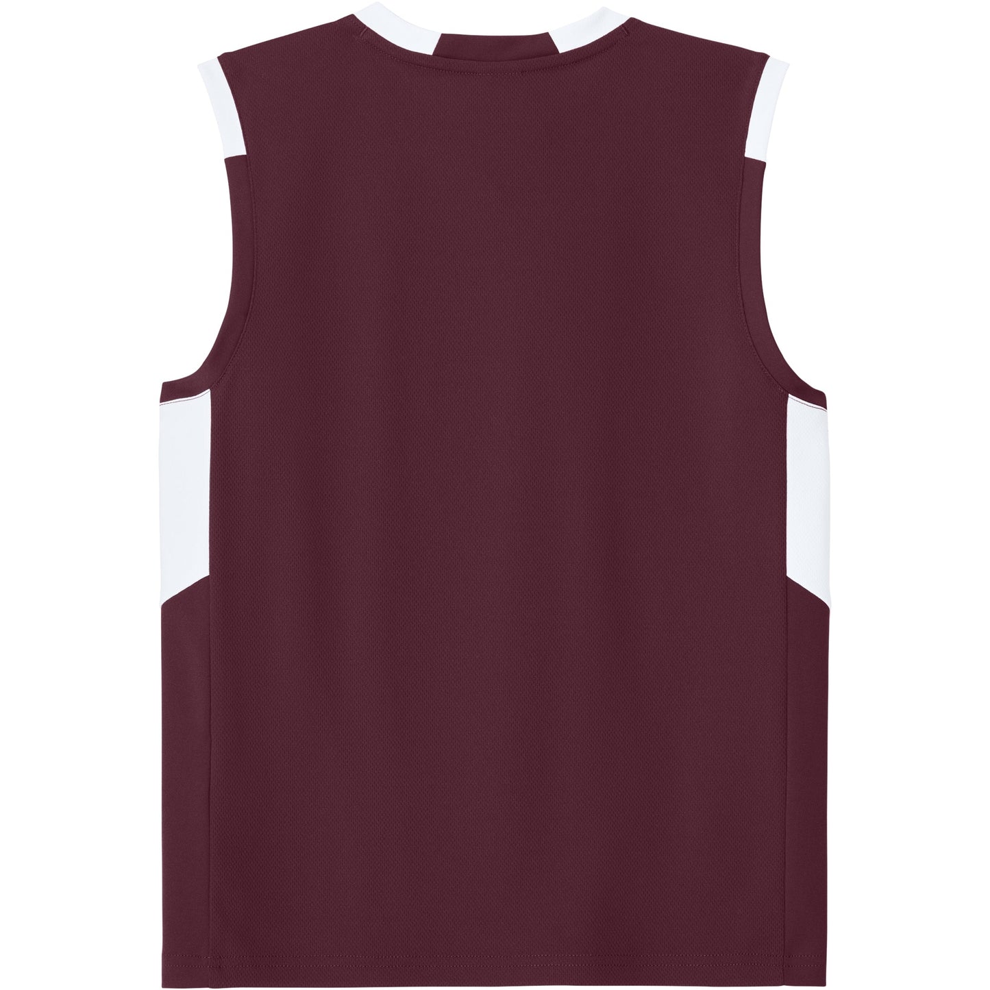 Maroon/White