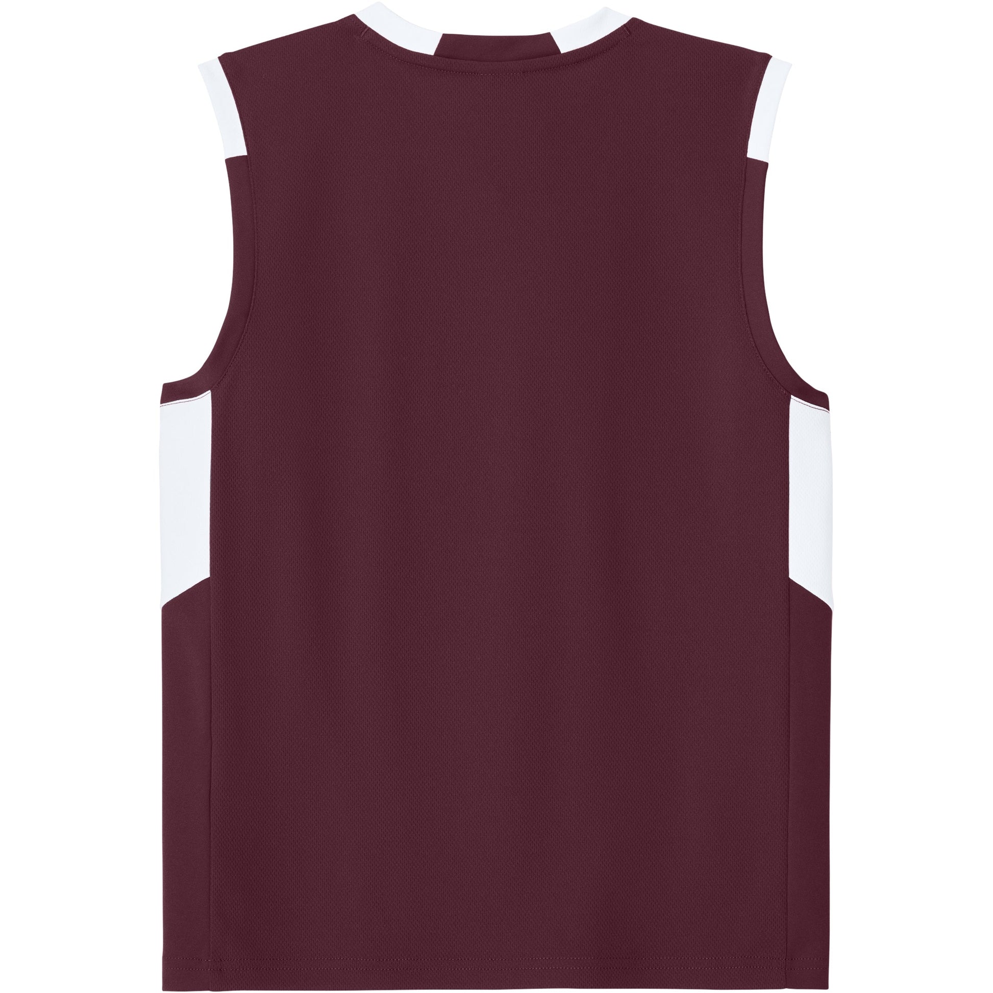 Maroon/White