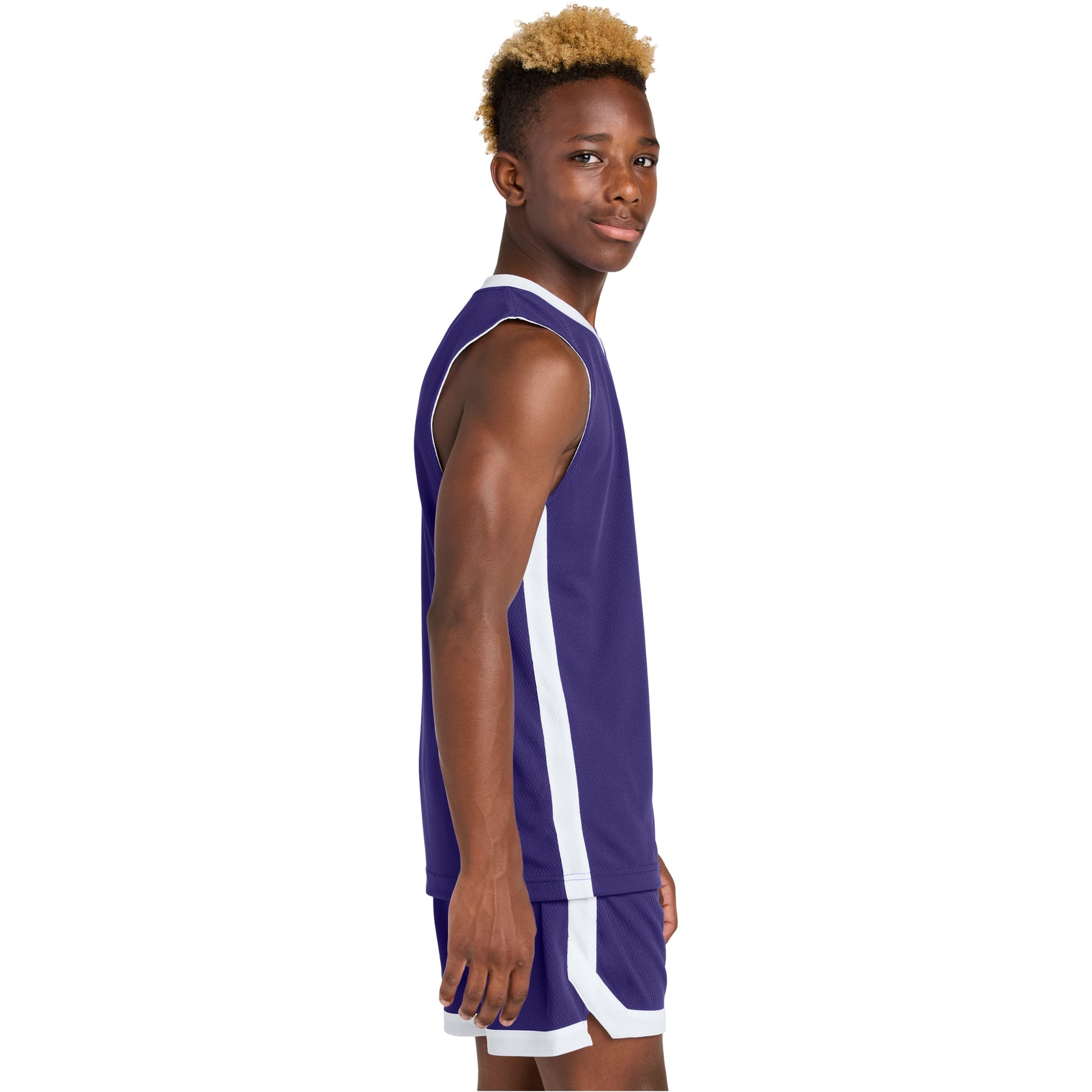 Purple/White