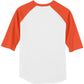 White/ Deep Orange