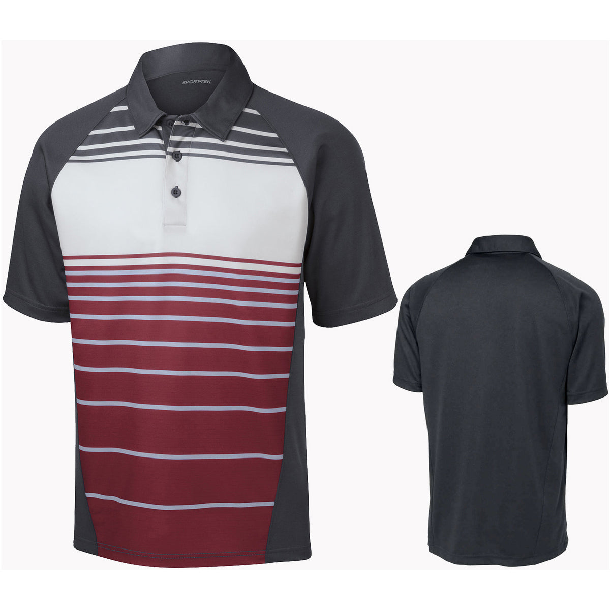Maroon/White/Grey